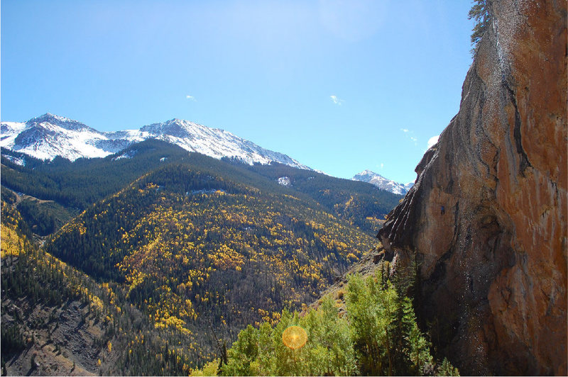 Ben Spannuth flashing one of the best 5.13b sport routes in the country, Full Facial.