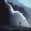 Emperor Falls on the approach hike to Berg Lake