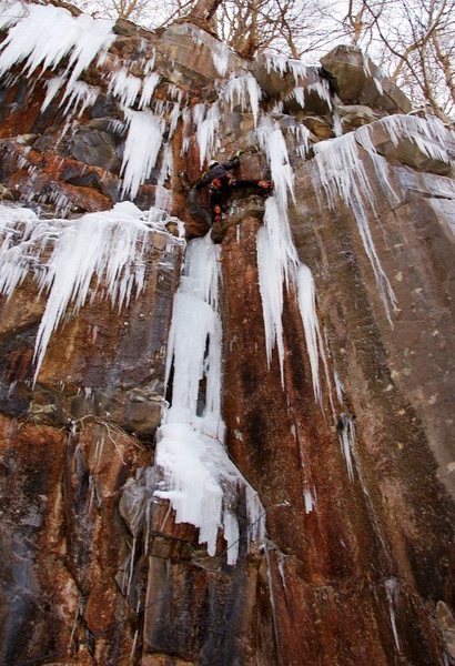 Gun Club SWPA Ice Climbng