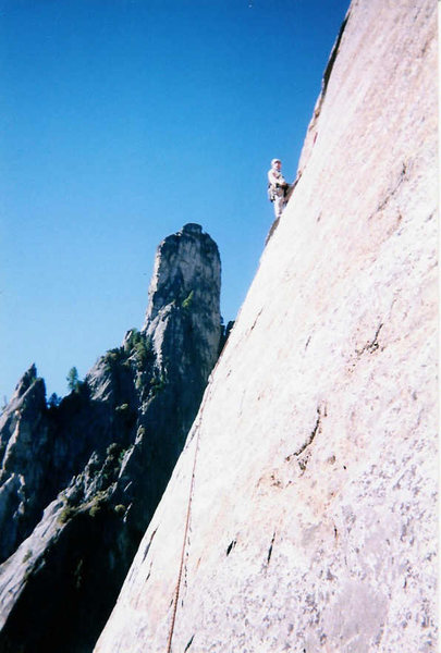 Having Fun on East Buttress