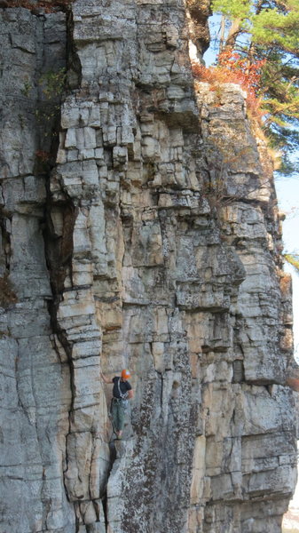 unknown climber on cold turkeys