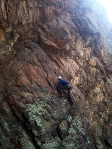 Mike beginning his send of Freedom Fries.
