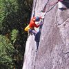 Eric Hirst after the crux on p2 of Wildest Dreams.