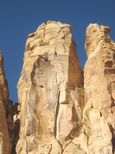 Family Butte Utah FA Rising Sons Tower. P.Ross starting last pitch