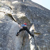 Adam just past the start or crux of Flakes of Wrath.