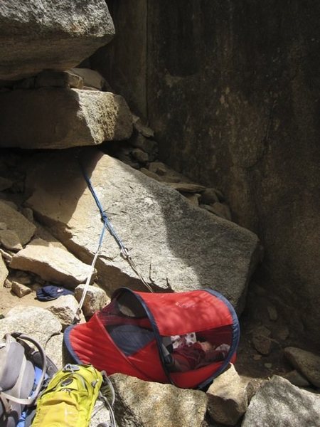 naptime at the crag