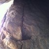 Great finger crack in the cave