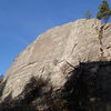 Main wall of Turtle Island's south face