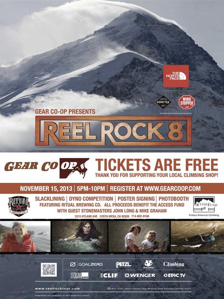 Reel Rock 8 @ Gear Co-op