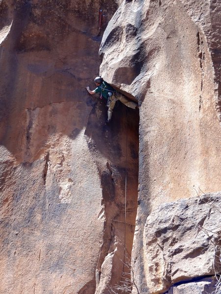 George in the crux of HTNAB. April 2013.