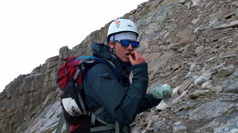 Found some food on the backside of Long's Peak. Duh I ate it.