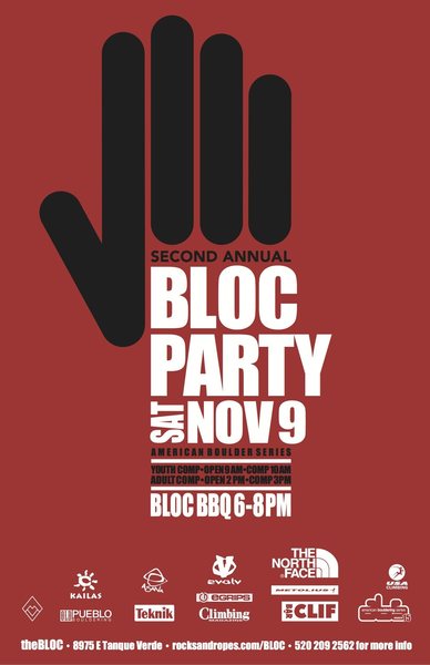 BLOC party poster