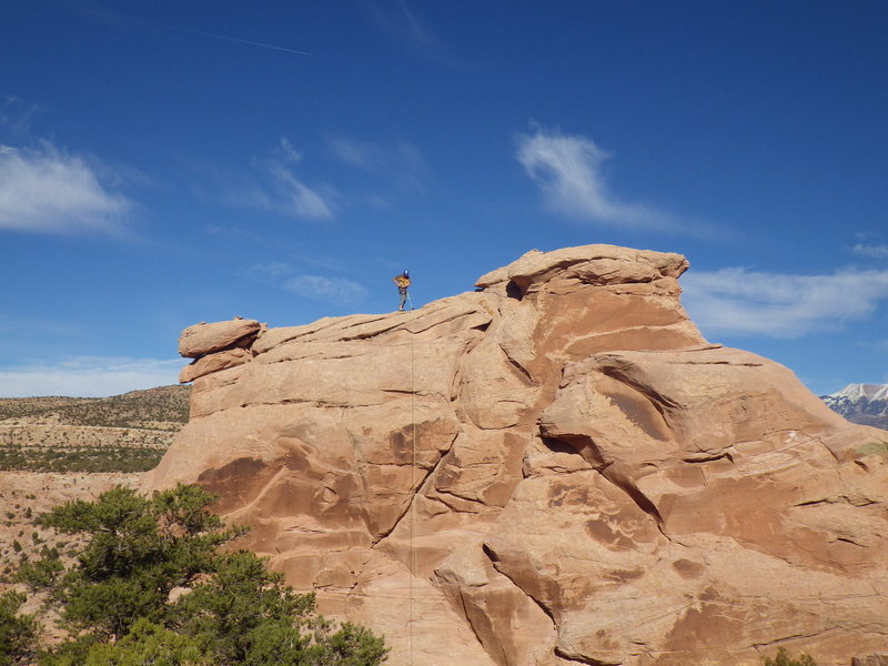 old school route (left and behind), x marks the spot (center) new school route (right).