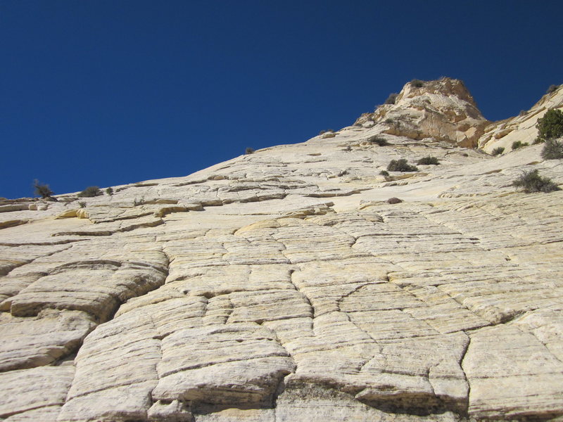 Looking up at pitch 3.