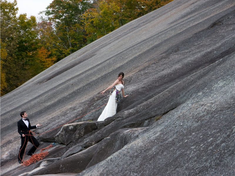 Nice day for a white wedding