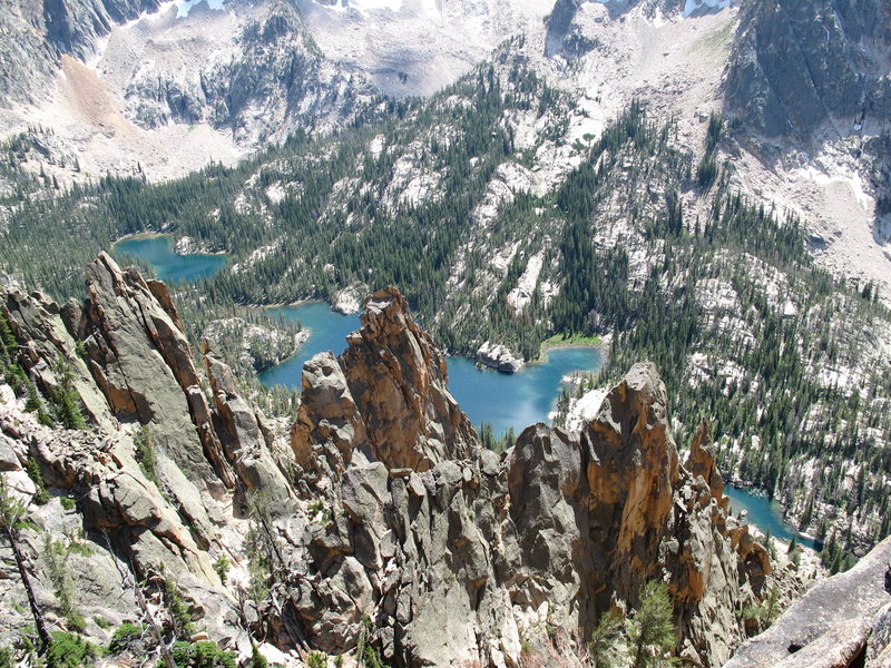 View of Saddleback Lack from top of Perch