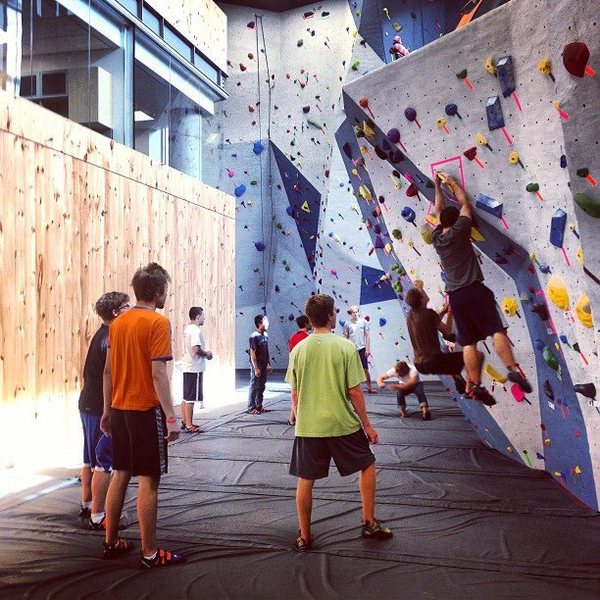 New UMN climbing wall!