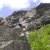 2006 with my new Cannon partner, Teresa Nagle. We are in for a epic day. and I got bruised boulder surfing on the way down.   