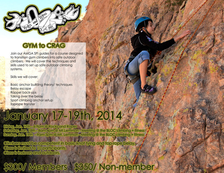 gym to crag flyer