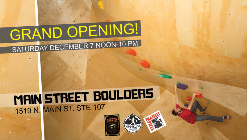 Main Street Boulders Grand Opening Poster