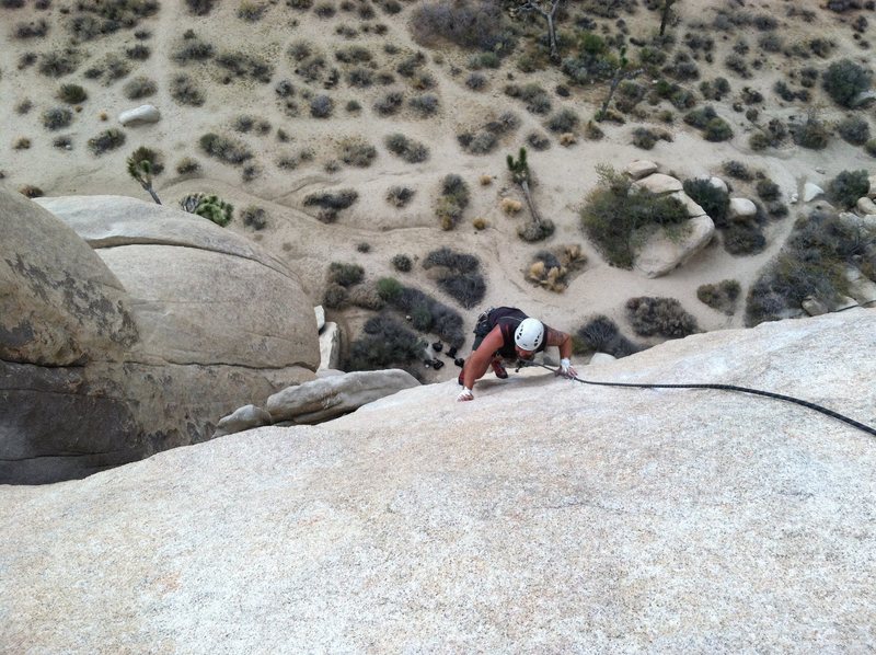 Jason Partin topping out on the Flake.