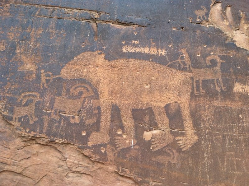 Potash petroglyphs