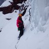 Getting ready for the last pitch of Direct North Face, South Mineral Creek