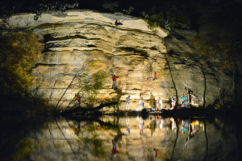 Austin night climb