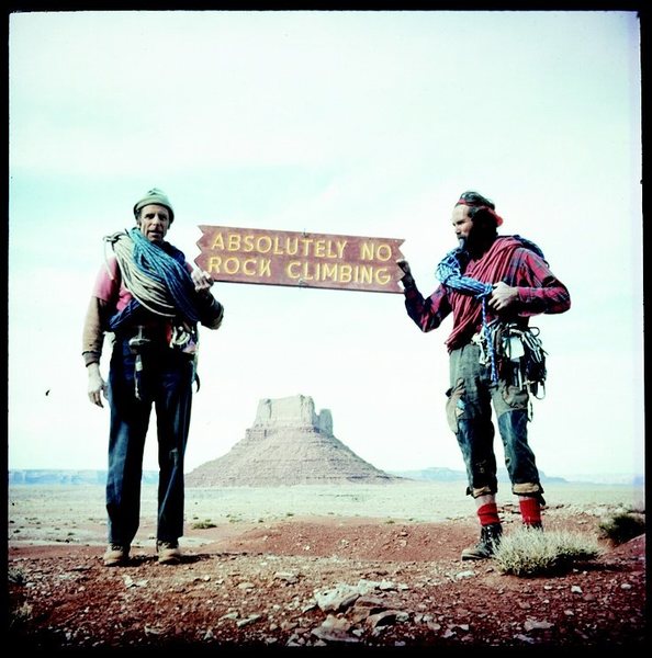 Fred Beckey and Eric Björnstad 