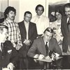 In Days of Old Top..Left to right NH politician?.. Rick Wilcox ..Paul Ross. Bill Kane.. Brenda Wilcox.. NH politician.. Bottom L to R..NH politician.. NH politician>>>>  See photo of the signed document below in later photo