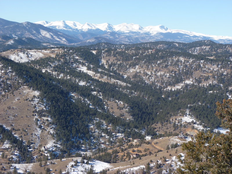 Summit view to the west.