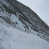 Wes Bender at the base of pitch 3.