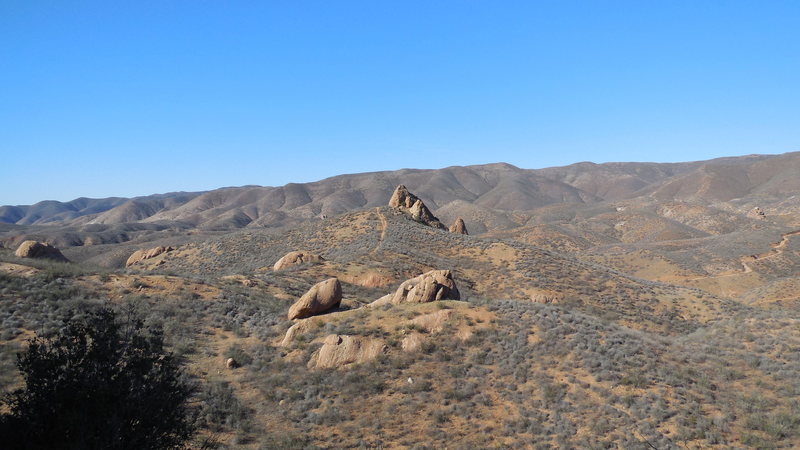 The Spur in the distance, from the Heart Wall.