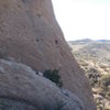 A cold morning on "Heart & Sole" on the Heart Wall, on the west face of the Temple of Ishtar.