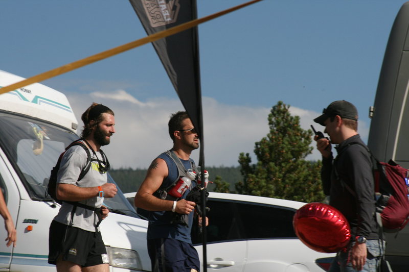 not climbing but me and todd running the Leadville 100 trail run @ mile 28 ish