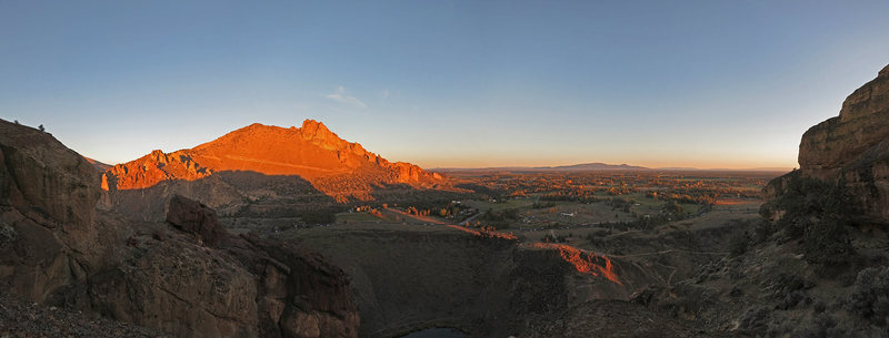 The view from Easy's Playhouse.