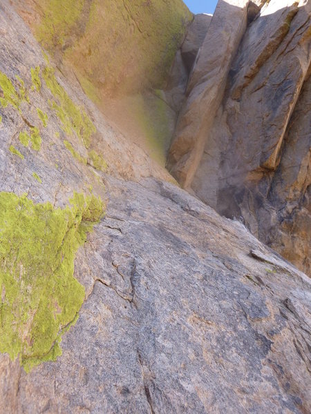 Crux corner on pitch four