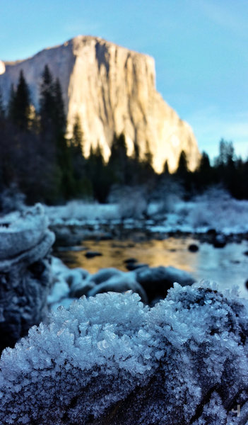 El Cap in winter