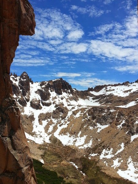 View from Aguja M2 Summit