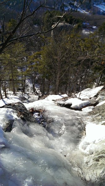 Looking down Tower Gully