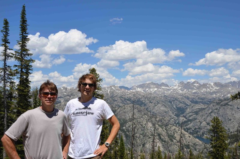 My dad and I after the climb.