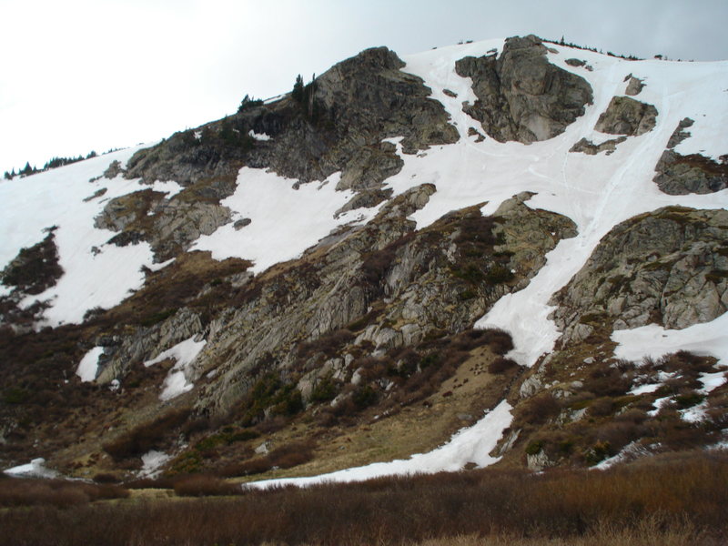 At St. Mary's Glacier.