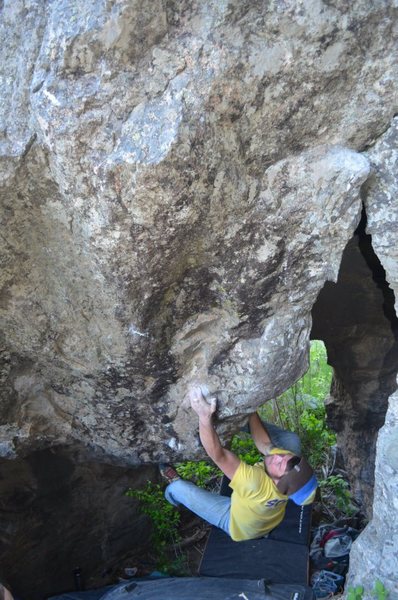 Justin "Mardy" Smith. A wonderful man on a wonderful climb.