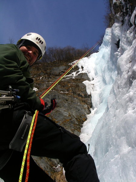 Mat on the way down from Simple Twist of Fate