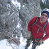 Alan Ream on the Ribbon. Ouray, Colorado Sat January 25th 2014.  Photo by Mike W.