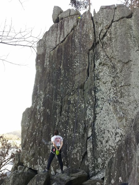 Romeo's Nose to the left of climber, fun route!