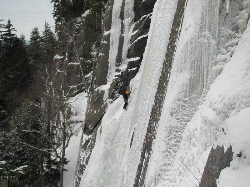 The gully in easier conditions!