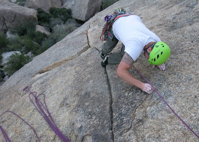 First multi pitch on hanging gardens