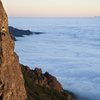 Eric on Hailstone Arete <br>
Photo: Jerry Dodrill