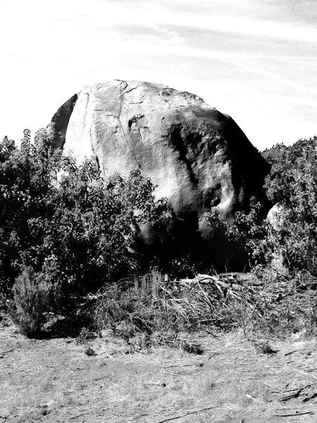 Jim Thoen Boulder as seen from the southeast. 